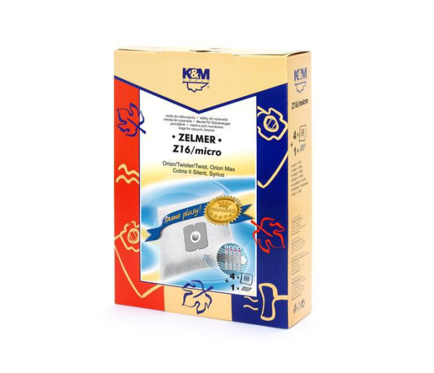 K&M Worki do odkurzacza ZELMER ORION Z16 MICRO 4 szt. - 1438979 - zdjęcie